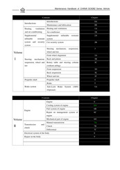 Chana SC6382 Series Maintenance Handbook