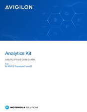 Avigilon AINVR2-PRM-FORM-D-ANK Manual