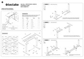TecTake 404310 Installation Manual