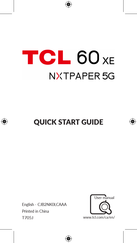 Tcl 60 XE NXTPAPER 5G Manual