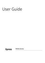 Samsung Xpress M203 W Series User Manual