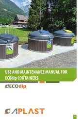 Aplast ECOdip Use And Maintenance Manual