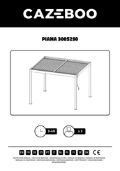 CAZEBOO PIANA 300S250 Instruction Manual