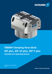 SCHUNK TANDEM KSF-F plus Assembly And Operating Manual