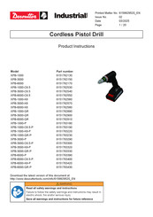 Desoutter XPB-6000-C6.5 Product Instructions