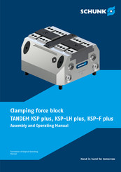 SCHUNK TANDEM KSP plus Assembly And Operating Manual