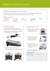 First Data FD150 Quick Reference Manual
