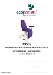 ECOPOSTURAL C3569 Instructions Manual