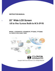 Clover TFT2288C Instruction Manual