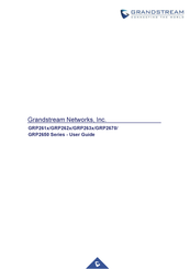 Grandstream Networks GRP262 Series User Manual