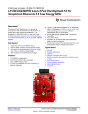 Texas Instruments LaunchPad LP-EM-CC2340R53 User Manual