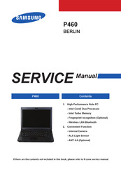 Samsung P460 BERLIN Service Manual