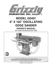 Grizzly G0401 Owner's Manual