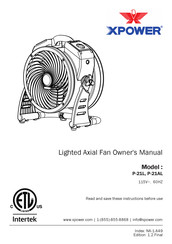 XPower P-21L Owner's Manual