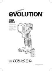 Evolution R1000TOR-Li Original Instructions Manual