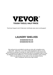 VEVOR SHSS863052196-3B Manual