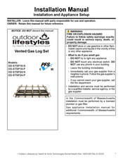 Hearth Technologies outdoor lifestyles OD-STSP24-N Installation Manual