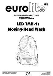 EuroLite LED TMH-11 Moving-Head Wash User Manual