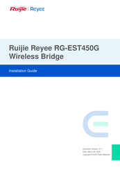 Ruijie Reyee RG-EST450G Installation Manual
