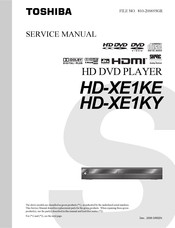 Toshiba HD-XE1KY Service Manual
