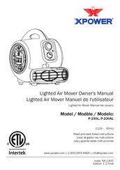 XPower P-230AL Owner's Manual