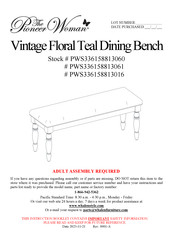 Whalen PWS336158813061 Manual