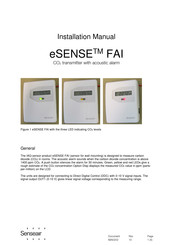 Senseair eSENSE FAI Installation Manual