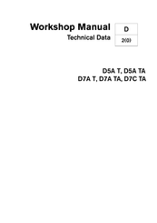 Volvo Penta D5A TA Technical Data Manual