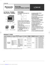 Panasonic LC4H-W Manual
