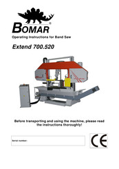 Bomar Extend 700.520 Operating Instructions Manual