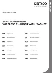Nordic DELTACO 1902556 QI-1046 User Manual