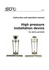 Suto S410 Instruction And Operation Manual
