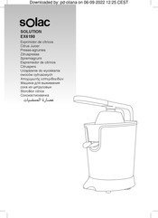 SOLAC SOLUTION EX6190 Manual