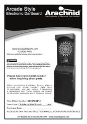 Arachnid E800FS1010 Manual