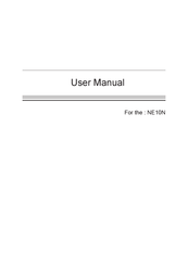 Shuttle NE10N User Manual