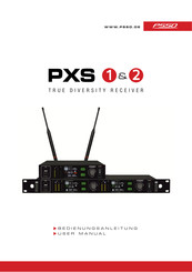 PSSO PXS 1 User Manual
