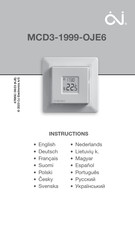 OJ Electronics MCD3-1999-OJE6 Instructions Manual