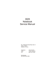 Mitac 3025 Service Manual