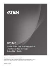 ATEN US3342 Quick Start Manual