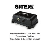 Si-tex Metadata MDA-5H Installation & Operation Manual