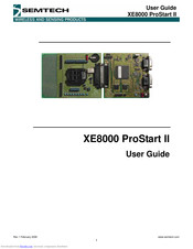 Semtech ProStart II XE8000 User Manual