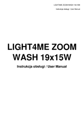 Light4Me ZOOM WASH 19x15W User Manual