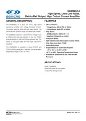 SG Micro SGM8262-2YTDD8G/TR Manual