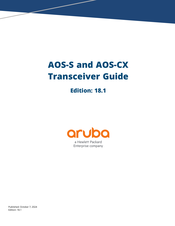 HP Aruba AOS-CX Manual