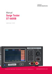 SPS electronic ST6600B Manual