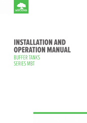 Mycond MBT 80 Installation And Operation Manual