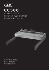 GBC CC500 Instruction Manual