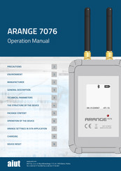 aiut ARANGE 7076 Operation Manual
