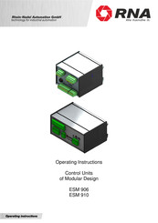 RNA ESM 910 Operating Instructions Manual