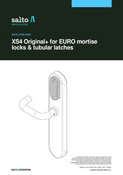 Salto XS4 Original+ Installation Manual